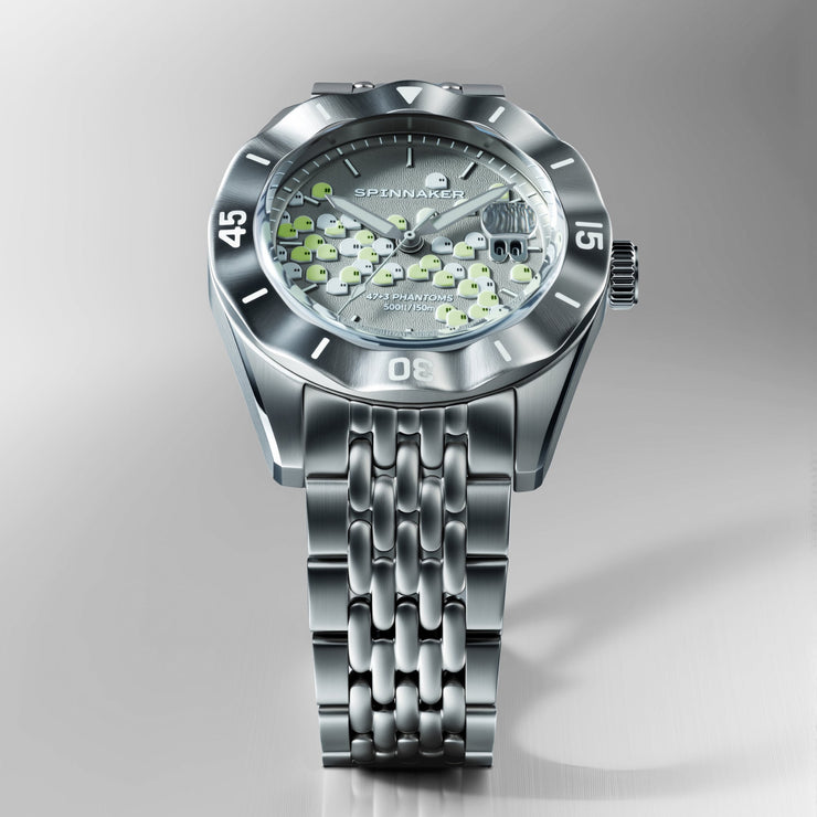 Spinnaker x Seconde Seconde Fleuss Automatic 43mm Phantom 2025 Edition White