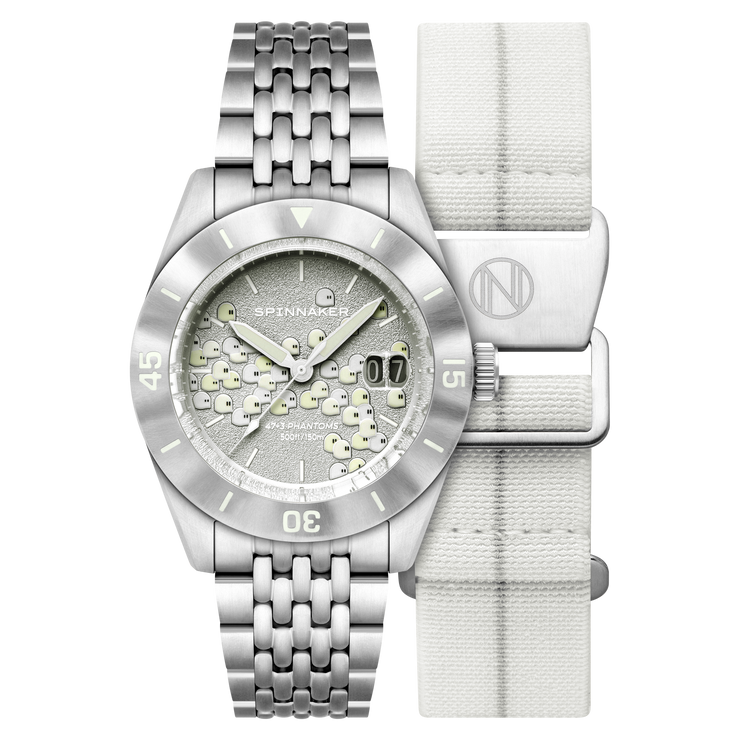 Spinnaker x Seconde Seconde Fleuss Automatic 43mm Phantom 2025 Edition White