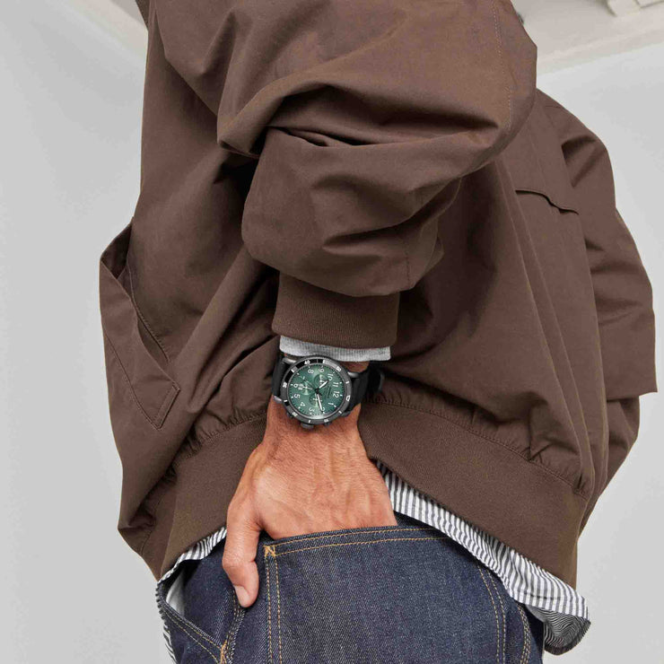 Shinola Runwell Sport Chrono 48mm Cyprus Green | Watches.com