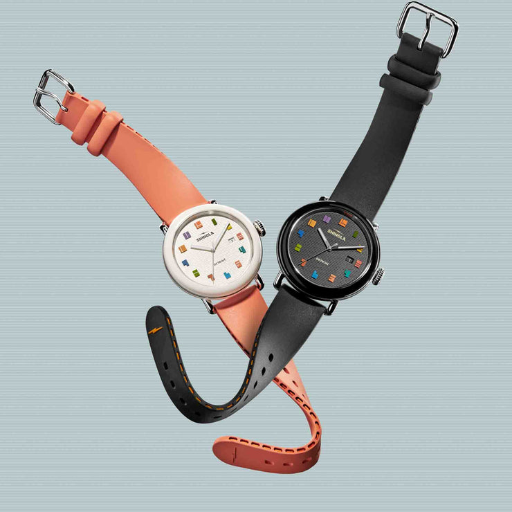 Shinola Runwell Detrola 41mm Midcentury White Limited Edition