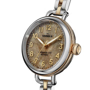 Shinola Birdy 34mm Petoskey Stone SS