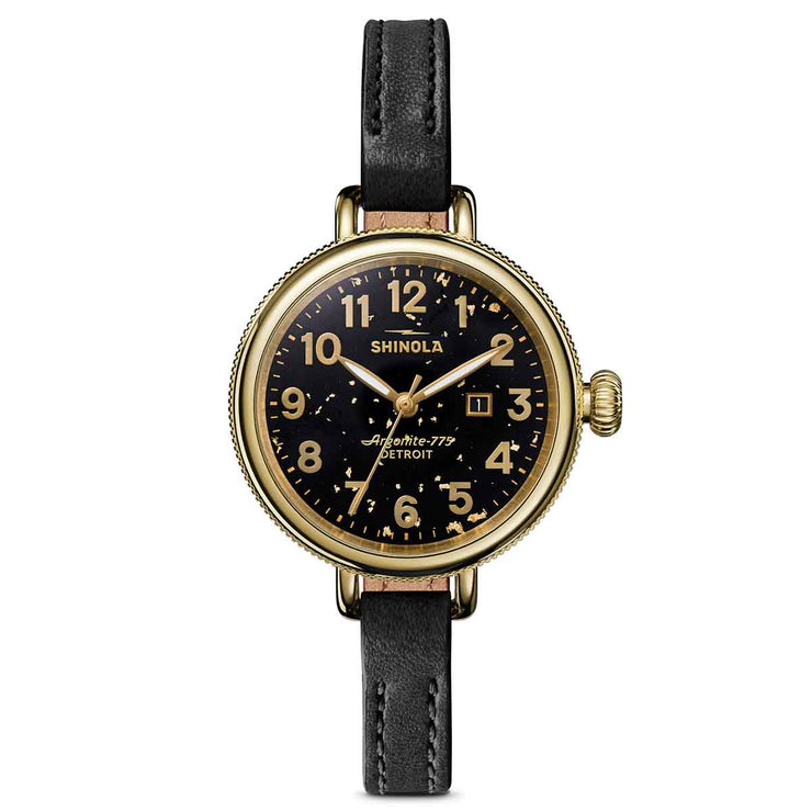 Shinola Birdy 34mm Gold Flake