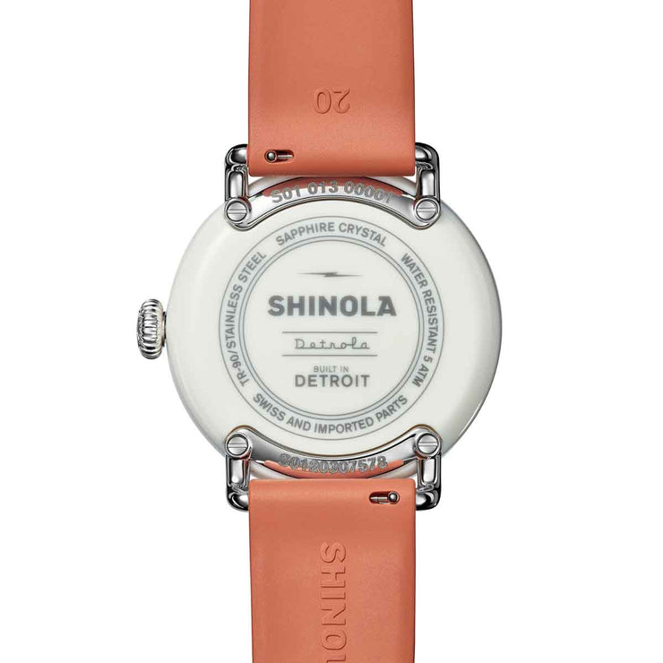 Shinola Runwell Detrola 41mm Midcentury White Limited Edition
