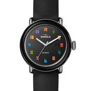 Shinola Runwell Detrola 41mm Midcentury Black Limited Edition