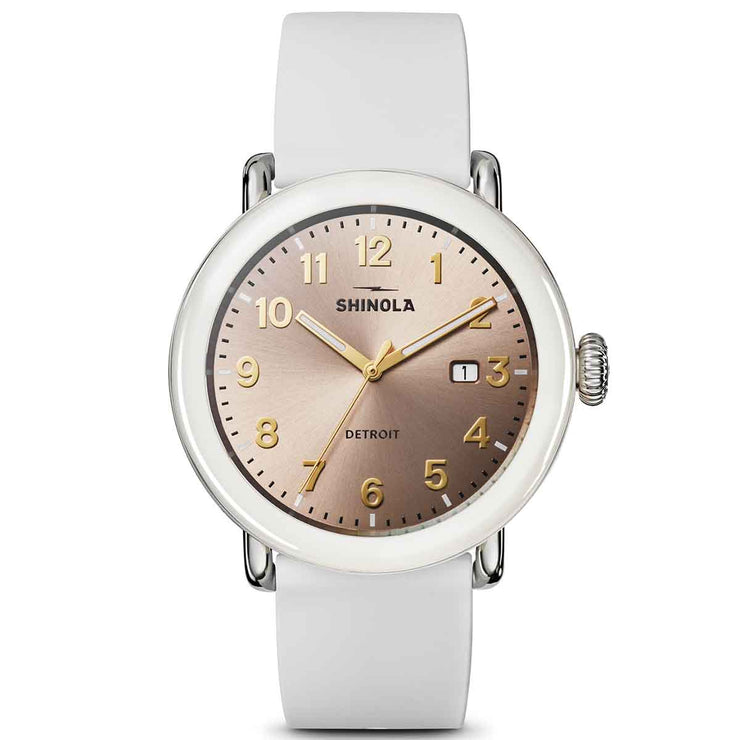 Shinola Runwell Detrola 41mm White Salmon