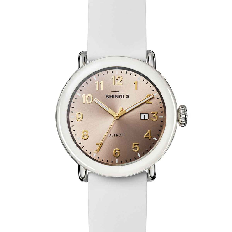 Shinola Runwell Detrola 41mm White Salmon