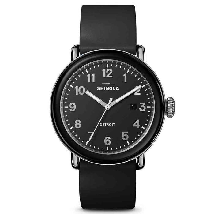 Shinola Runwell Detrola 41mm Black angled shot picture