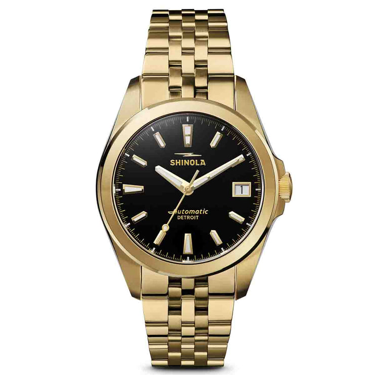 Shinola Circadian Monster Automatic 36mm Black Gold