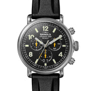 Shinola Runwell Chronograph West Wind 42mm Gift Set Black