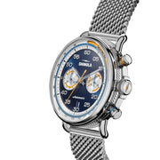 Shinola Canfield Speedway 44mm Automatic Chrono Blue SS