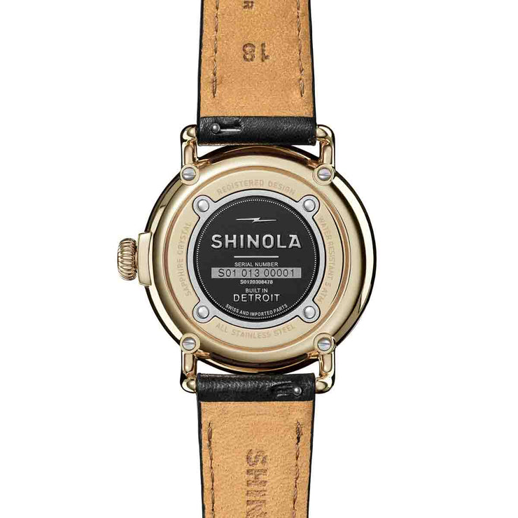 Shinola Runwell 36mm Gold Alabaster