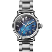 Shinola Runwell 36mm SS Cadet Blue Mother of Pearl