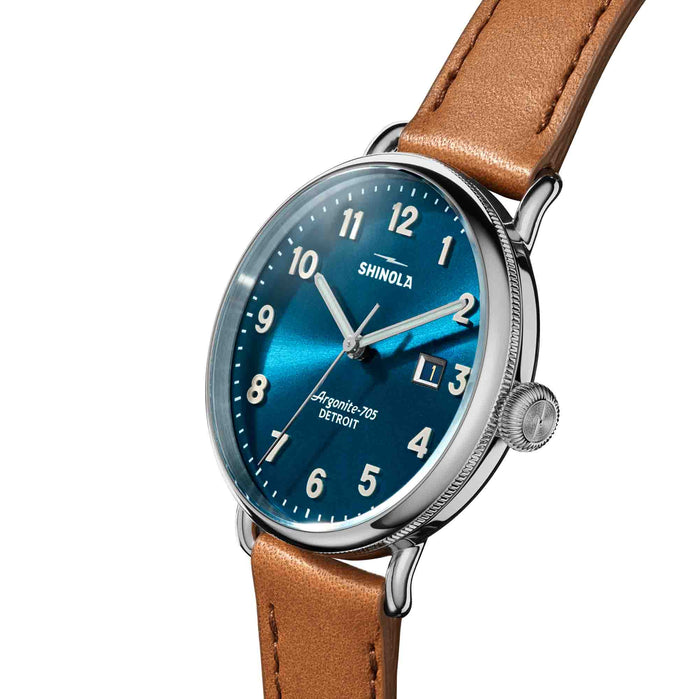Shinola Canfield 38mm Astro Blue angled shot picture