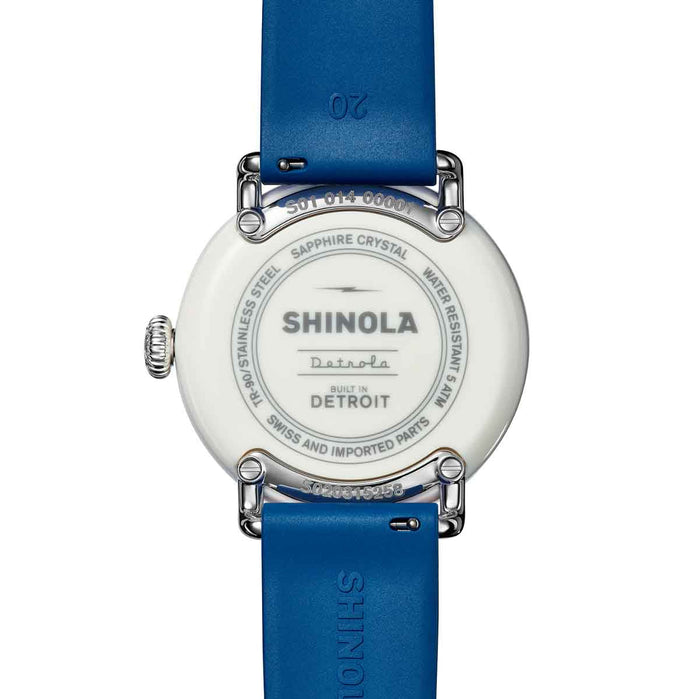 Shinola Detrola Runwell 3HD 41mm Blue angled shot picture