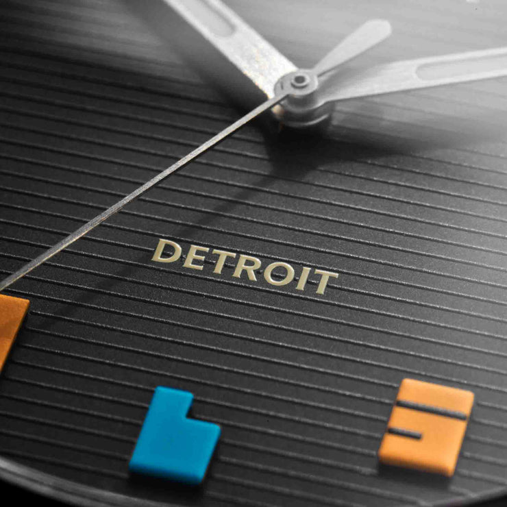 Shinola Runwell Detrola 41mm Midcentury Black Limited Edition