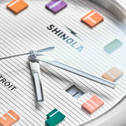 Shinola Runwell Detrola 41mm Midcentury White Limited Edition