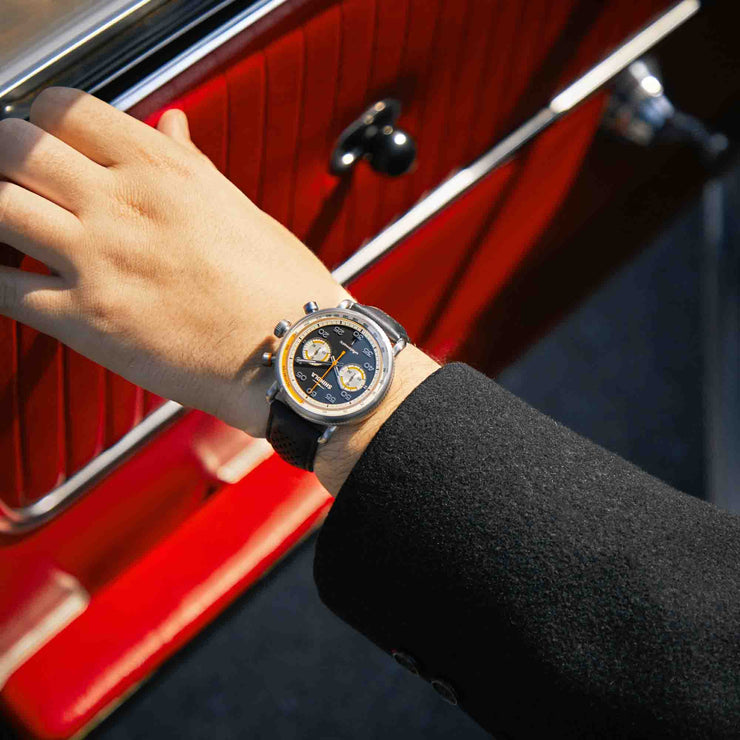 Shinola Canfield Speedway 44mm Automatic Chrono Black