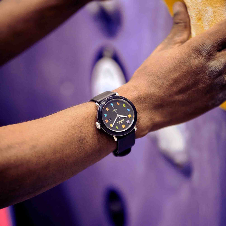 Shinola Runwell Detrola 41mm Midcentury Black Limited Edition