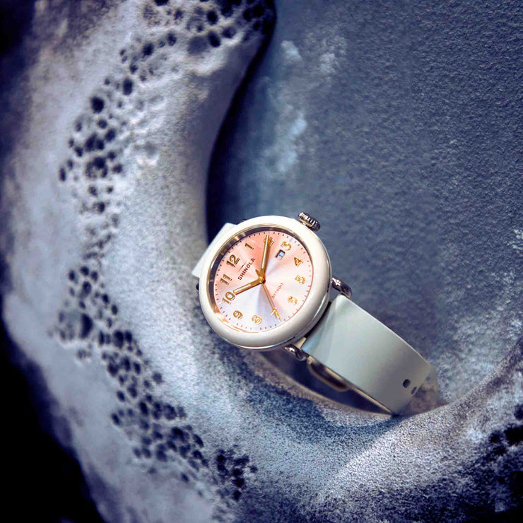 Shinola Runwell Detrola 41mm White Salmon