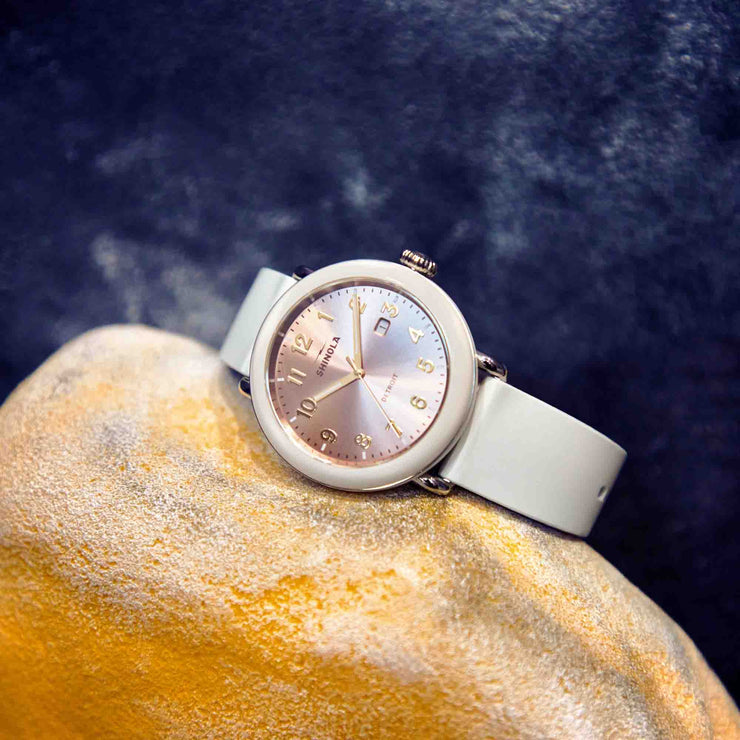 Shinola Runwell Detrola 41mm White Salmon