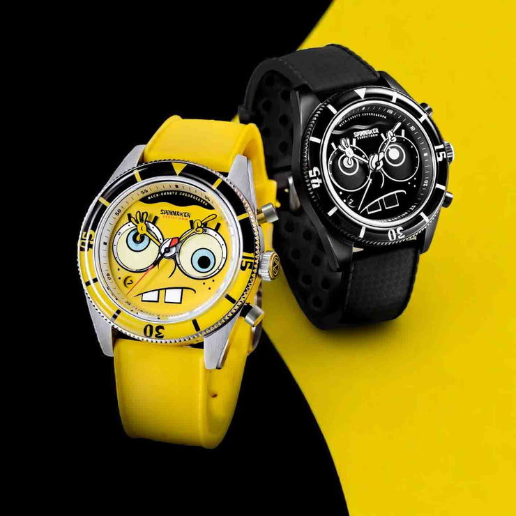 Spinnaker Fleuss Chrono SpongeBob SquarePants Eyedial Black Limited Edition