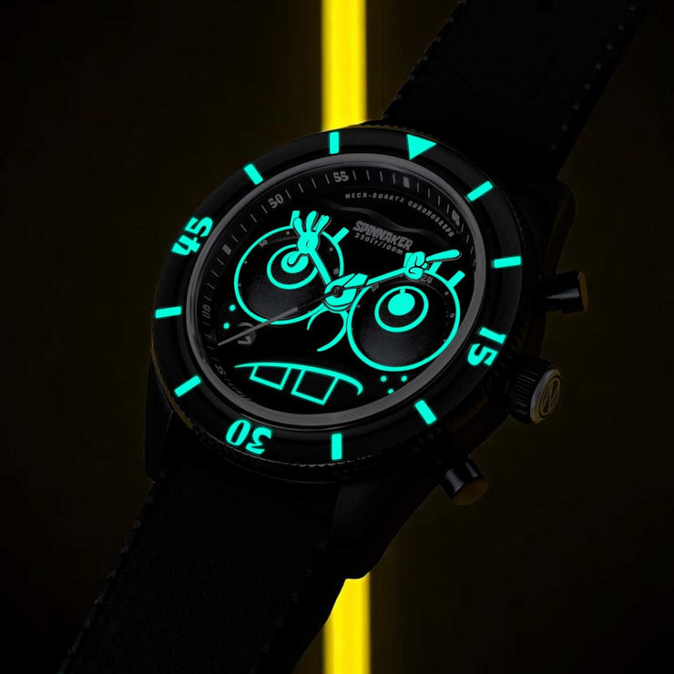 Spinnaker Fleuss Chrono SpongeBob SquarePants Eyedial Black Limited Edition