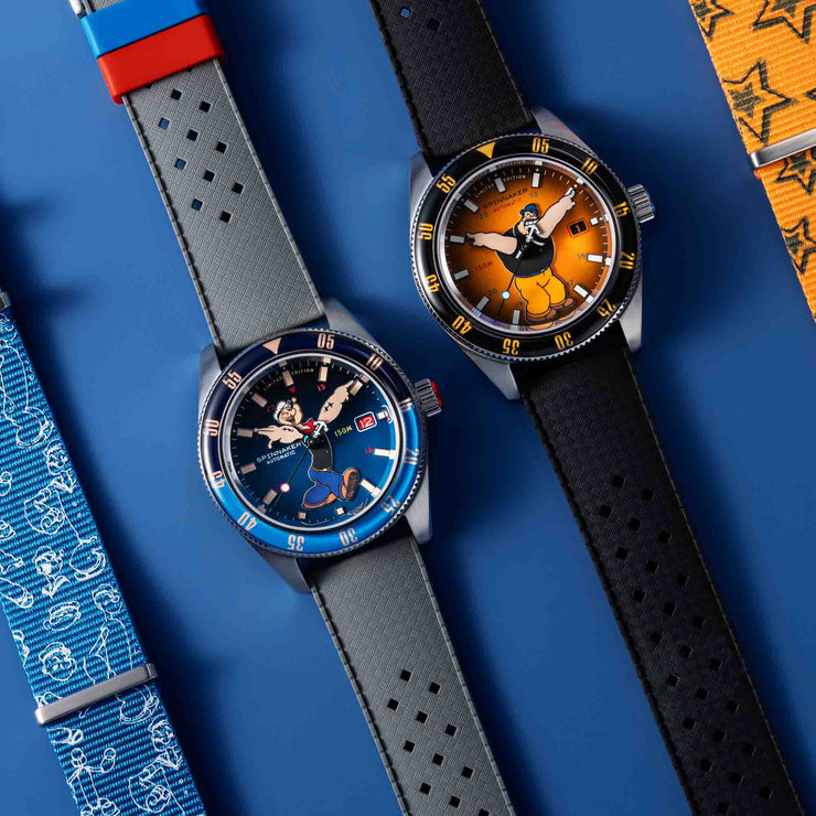 Spinnaker Fleuss Automatic Popeye Bronemies Popeye Blue Limited Edition