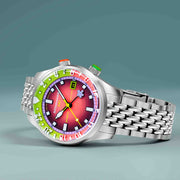 Spinnaker x Spongebob Squarepants Bradner GMT Automatic Bubbly Grins Patrick Pink Limited Edition