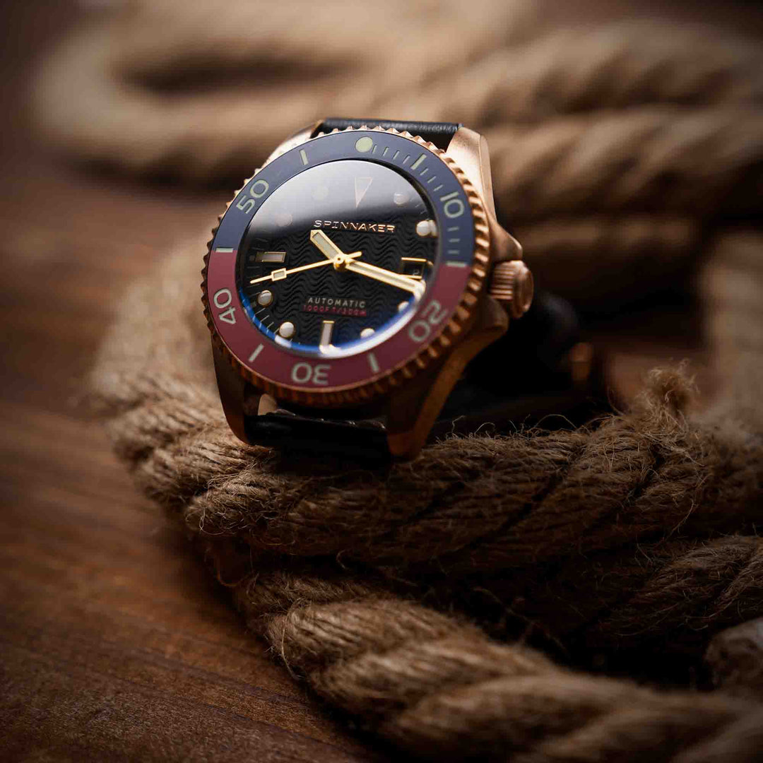 Spinnaker Tesei Bronze Swiss Automatic Soda Black – Watches.com