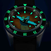 Spinnaker Fleuss Automatic Popeye Bronemies Brutus Yellow Limited Edition