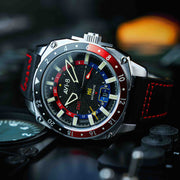 AVI-8 Hawker Hunter Atlas GMT Automatic Devil Black