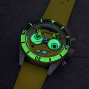 Spinnaker Fleuss Chrono SpongeBob SquarePants Eyedial Yellow Limited Edition