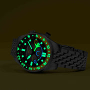 Spinnaker x Spongebob Squarepants Bradner GMT Automatic Bubbly Grins Spongebob Yellow Limited Edition