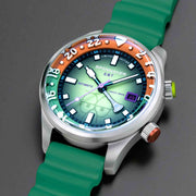 Spinnaker x Spongebob Squarepants Bradner GMT Automatic Bubbly Grins Squidward Green Limited Edition