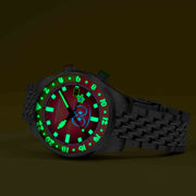 Spinnaker x Spongebob Squarepants Bradner GMT Automatic Bubbly Grins Patrick Pink Limited Edition