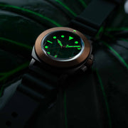 Spinnaker Hull Titanium Bronze Automatic Lapidary Limited Edition Green Malachite*