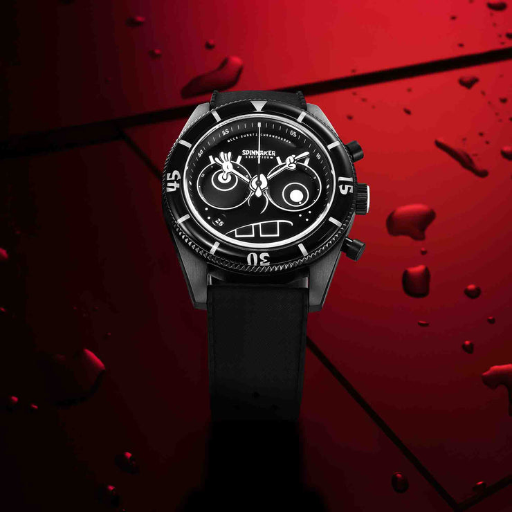 Spinnaker Fleuss Chrono SpongeBob SquarePants Eyedial Black Limited Edition