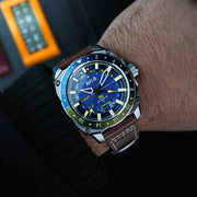 AVI-8 Hawker Hunter Atlas GMT Automatic Earth Blue