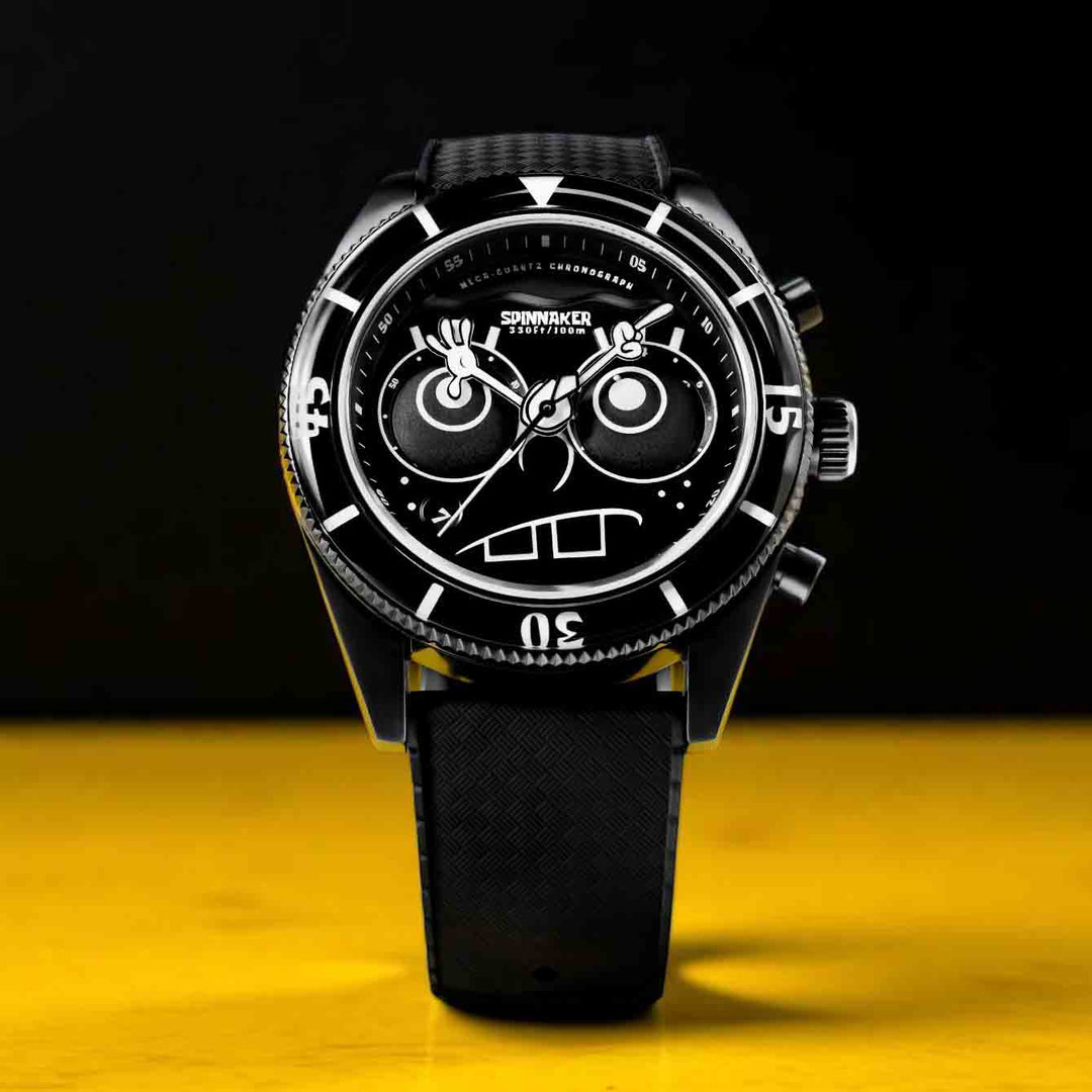 Spinnaker Fleuss Chrono SpongeBob SquarePants Eyedial Black