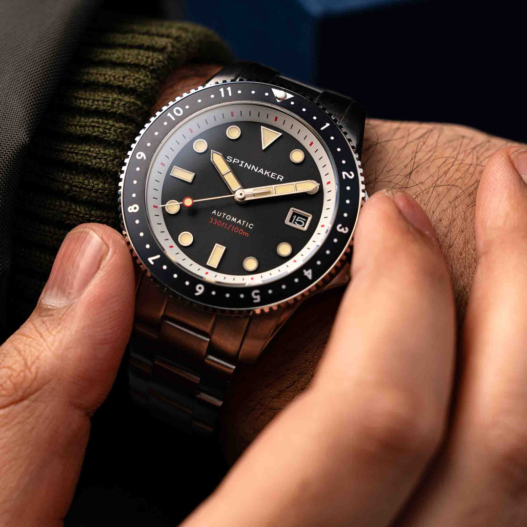 Spinnaker Croft Pioneer Automatic Shadow Black –