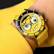 Spinnaker Fleuss Chrono SpongeBob SquarePants Eyedial Yellow Limited Edition