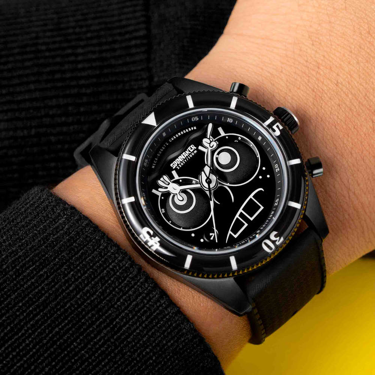 Spinnaker Fleuss Chrono SpongeBob SquarePants Eyedial Black Limited Edition