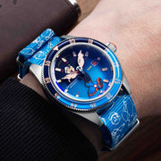 Spinnaker Fleuss Automatic Popeye Bronemies Popeye Blue Limited Edition
