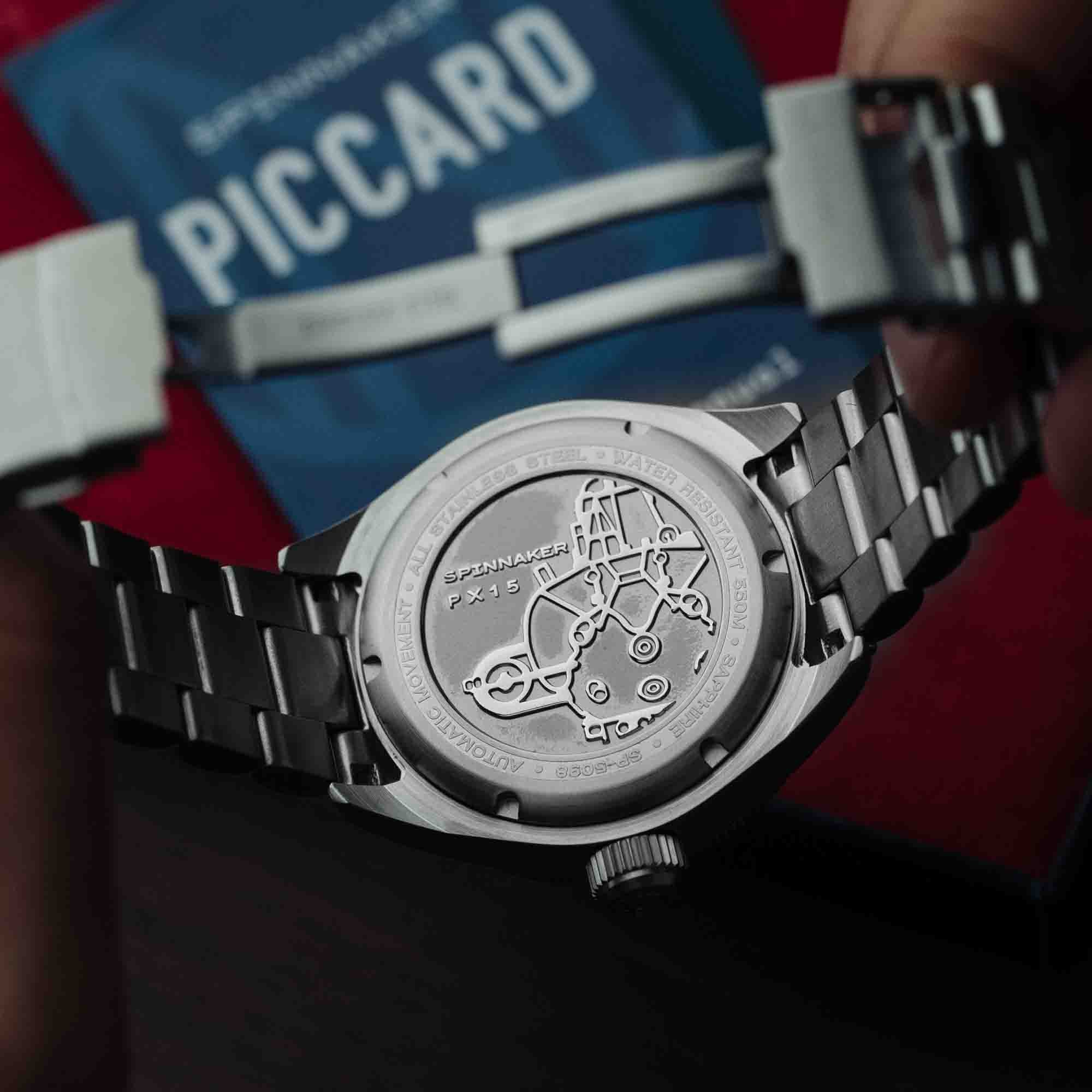 Spinnaker Piccard Automatic 550 Meters Dark Cerulean* – Watches.com