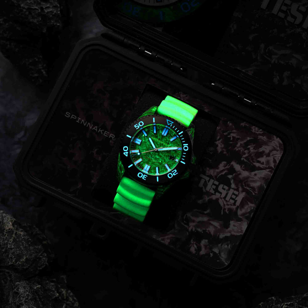 Spinnaker Tesei Forged Carbon Automatic Black Frost Limited