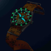 Spinnaker Fleuss Automatic Popeye Bronemies Brutus Yellow Limited Edition