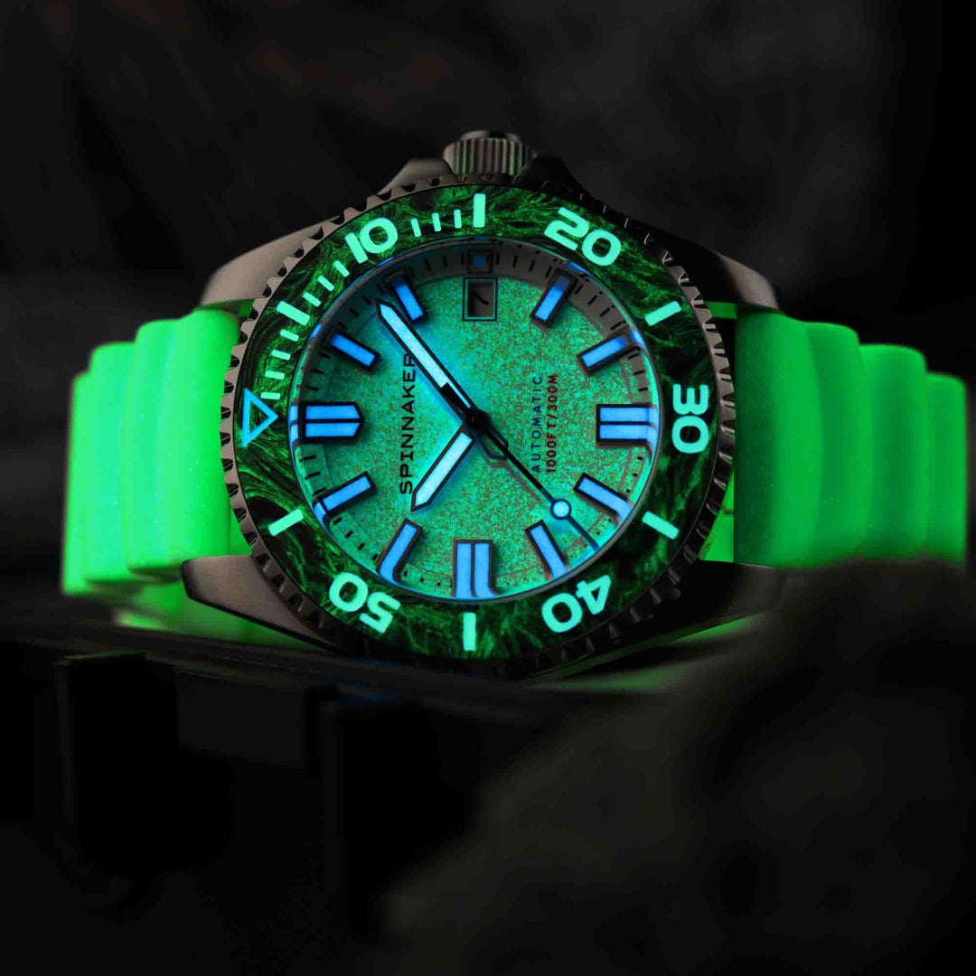 Spinnaker Tesei Forged Carbon Automatic White Frost Limited