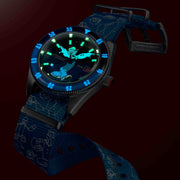 Spinnaker Fleuss Automatic Popeye Bronemies Popeye Blue Limited Edition