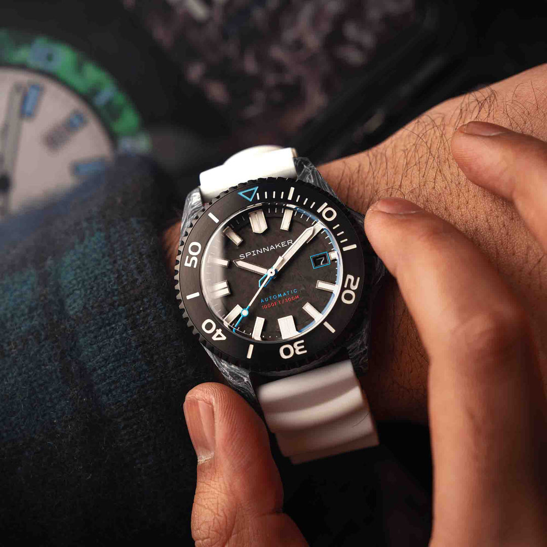 Spinnaker Tesei Forged Carbon Automatic Black Frost Limited