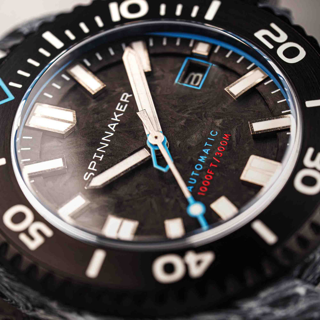 Spinnaker Tesei Forged Carbon Automatic Black Frost Limited
